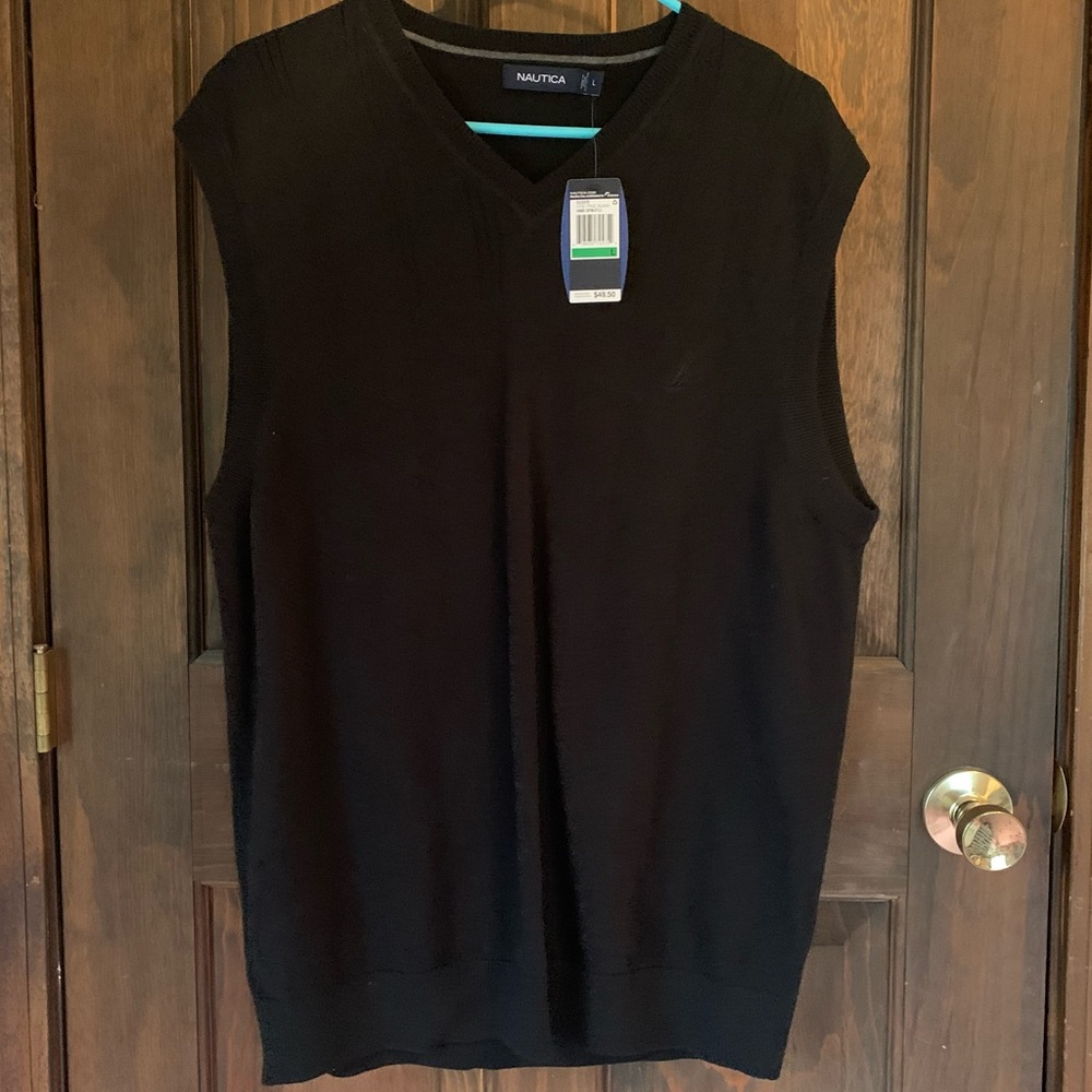 NWT Nautica V-neck sweater vest